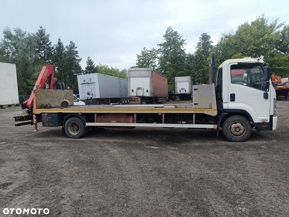 isuzu forwart platforma zuraw hds 7,10 m piaskarka sprezarka powietrza - 5