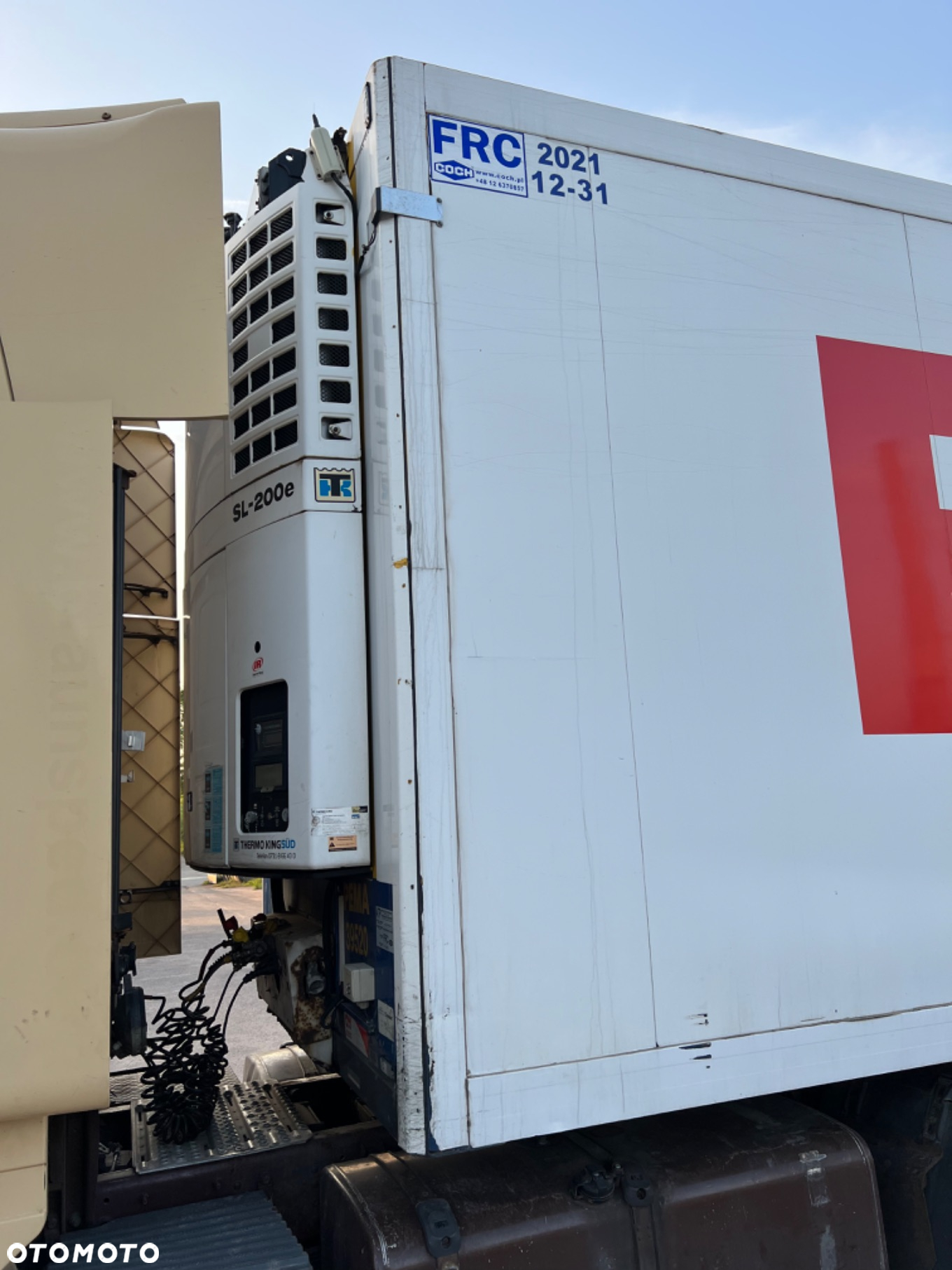 Agregat THERMOKING SL200e Drzwi Rama chłodni Krone-Schmitz Zbiornik Łapy Zderzak Kontener Paleciara -Osie Saf, Rama - 32