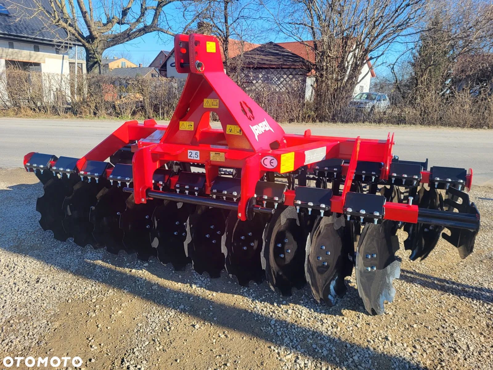 Brona talerzowa 1,6-3m TALERZÓWKA bez hydropaku/talerz 560/packer/daszek JANPOL od ręki TRANSPORT - 1