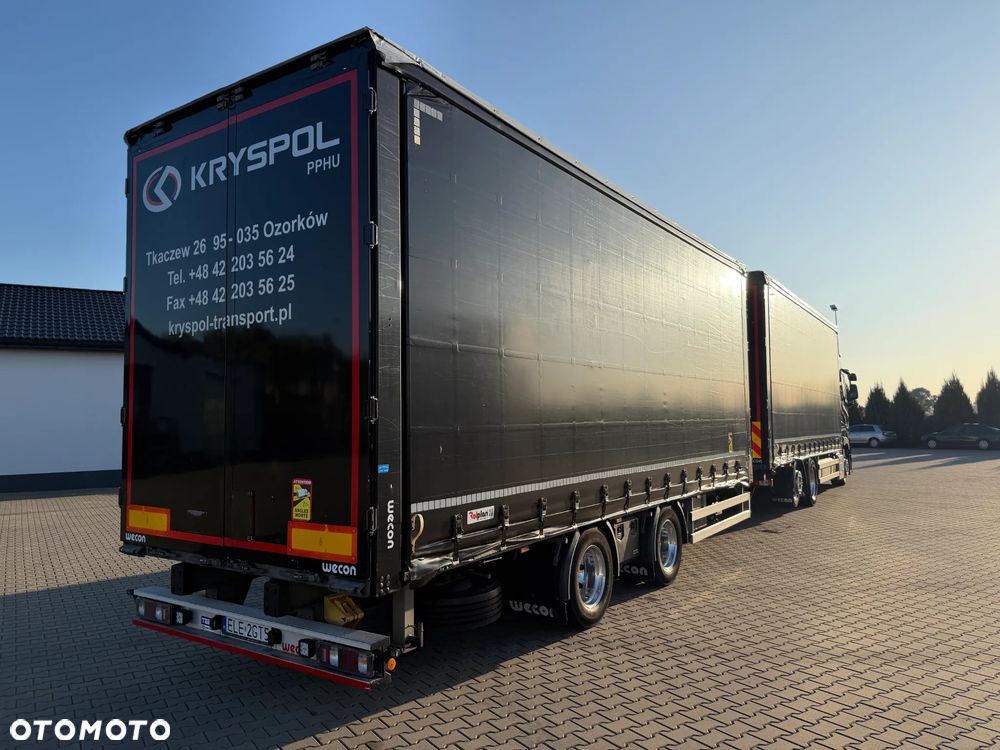Renault T 480 EVO/ ZESTAW TANDEM / 120 M3 / PRZEJAZDOWY / OŚ PODNOSZONA / KLIMA POSTOJOWA / WECON / SAF /PIERWSZY WŁAŚCICIEL!!! - 6
