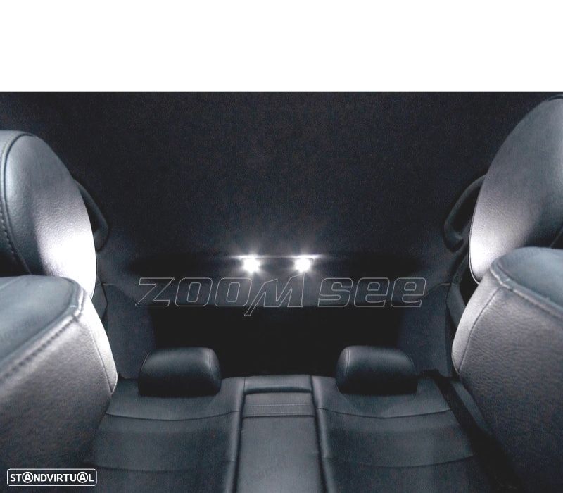 KIT COMPLETO 12 LAMPADAS LED INTERIOR PARA AUDI A4 B5 SEDAN 96-01 - 6