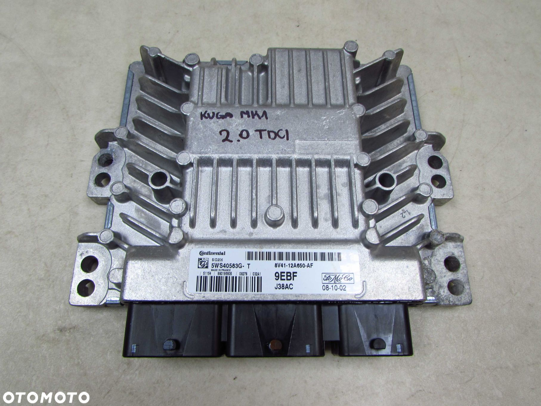 FORD KUGA MK1 2.0 TDCI KOMPUTER STEROWNIK 8V41-12A650-AF 5WS40583G-T - 2