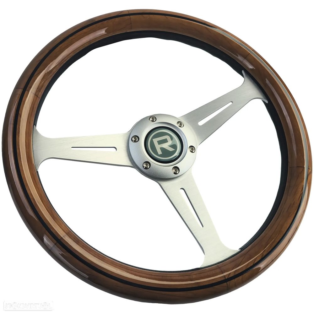 Volante de Madeira Estilo Vintage - 1