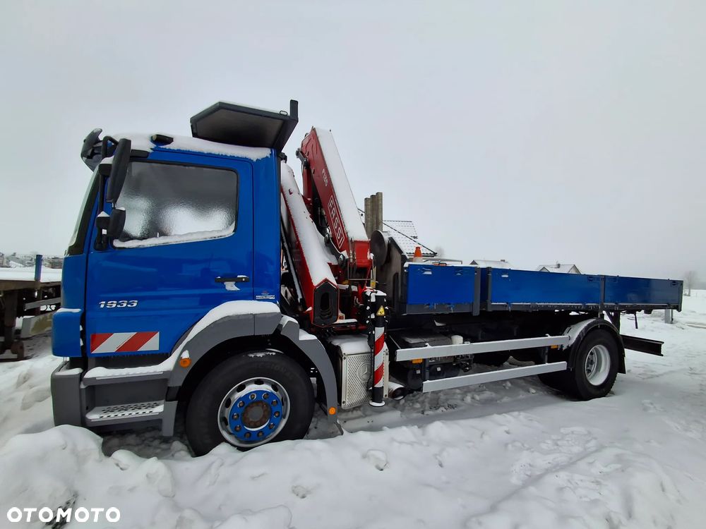 Mercedes-Benz Axor 1933 HDS FASSI F135 17 Metrów Żuraw Skrzynia Siodło Zawieszenie Resor 2010r Sprowadzony Przyczepa Do Przewozu Transportu Zbrojenia Zestaw Ciekawa Konfiguracja Niski Przebieg - 6