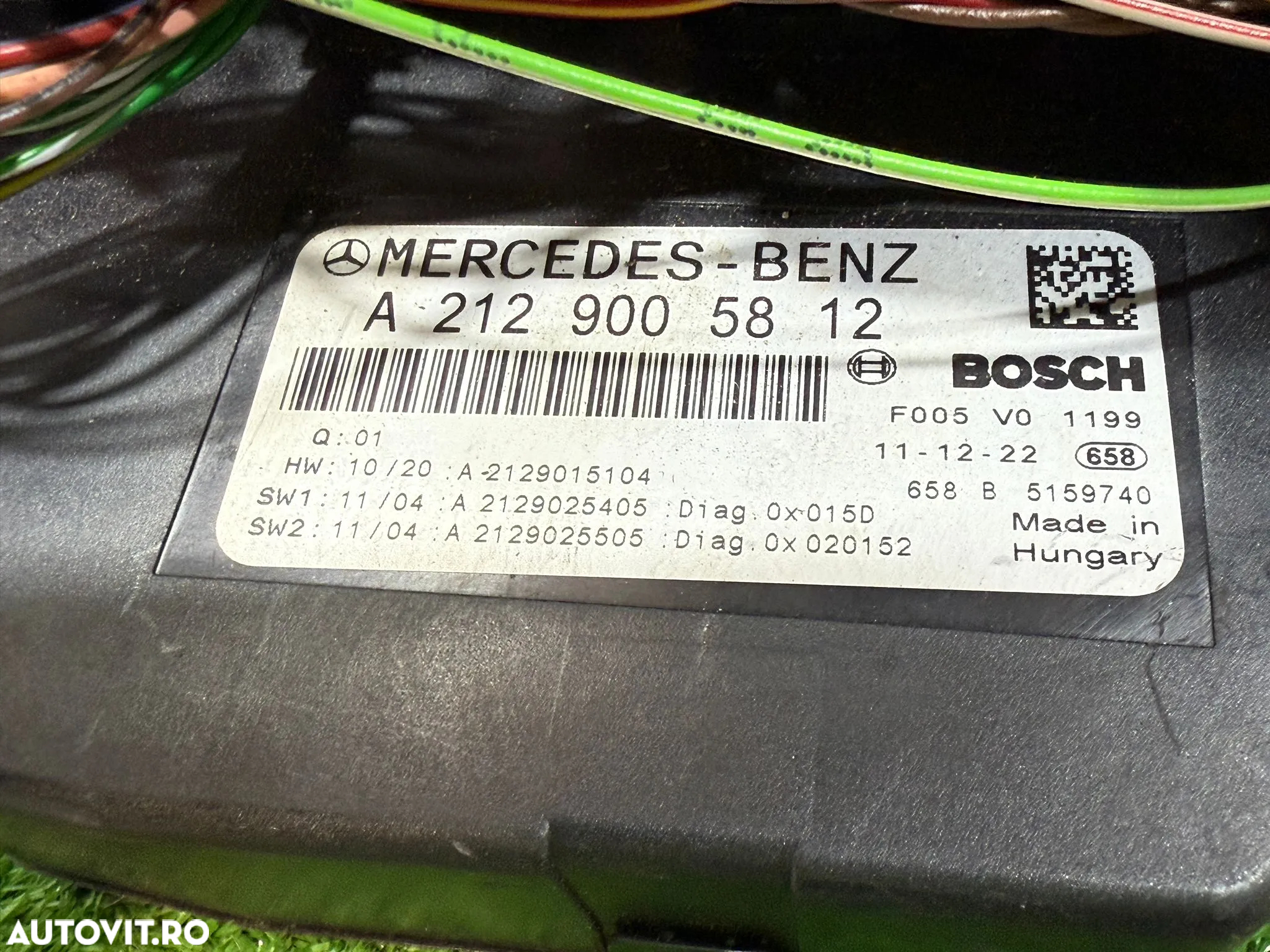 MODUL TABLOU PANOU SIGURANTE MERCEDES BENZ C250 C204 W204 CDI 2.2 DIESEL 2012 COD OEM A2129005812 A2129005111 2008-2014 - 7