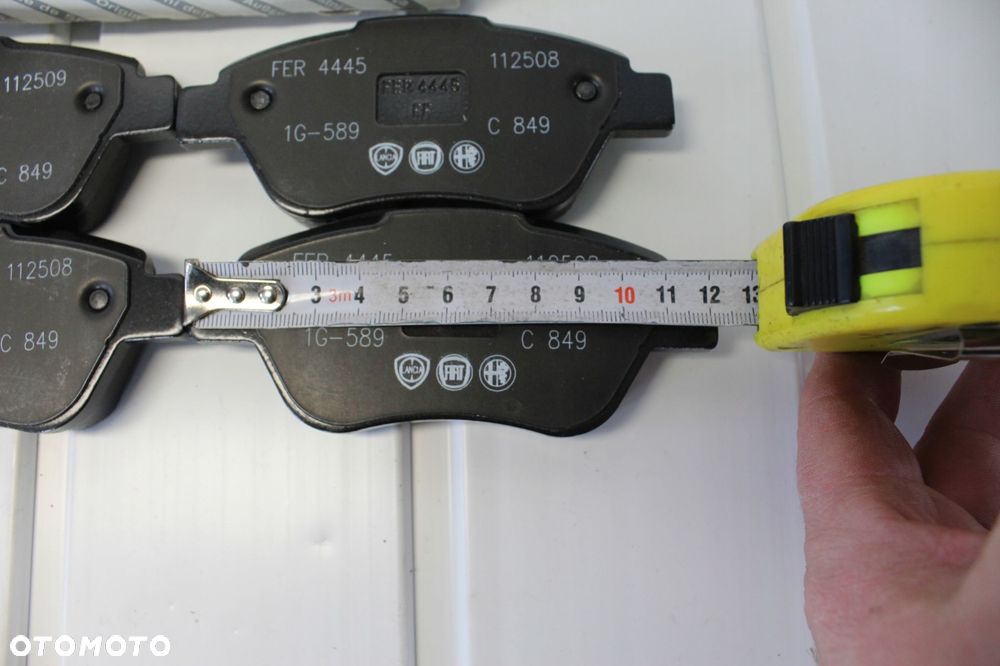 klocki hamulcowe przód przednie fiat alfa citroen opel pugeot oryg 77364158 - 3