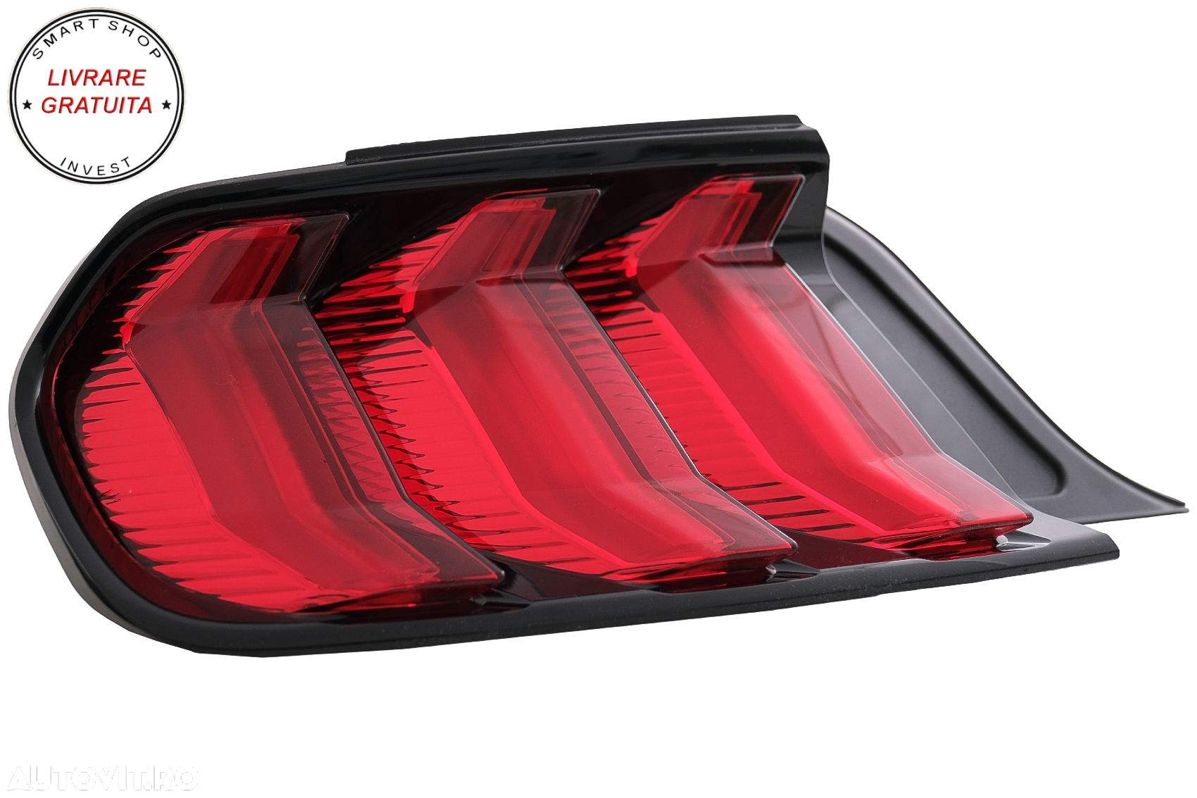 Stopuri Full LED compatibile cu Ford Mustang VI S550 (2015-2019) Semnal Dinamic Se- livrare gratuita - 3
