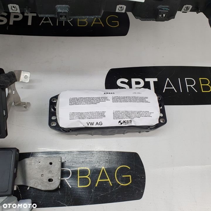 PORSCHE CAYENNE 3 9Y0 DESKA ROZDZIELCZA KONSOLA KOKPIT PULPIT PODUSZKI AIRBAG AIR BAG PASY KIT SET - 9