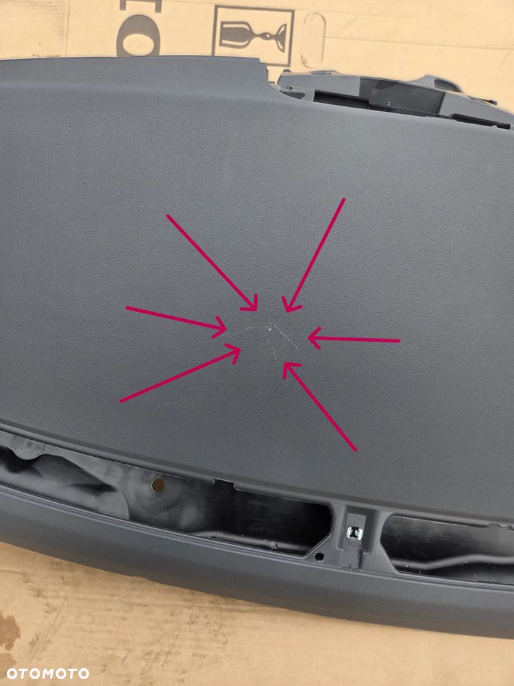 Kokpit konsola deska rozdzielcza Fiat 500 735605041 0735605041 - 9