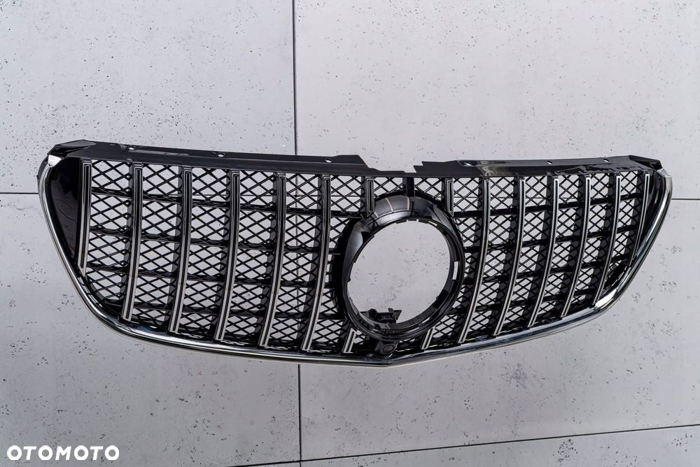 mercedes v-class vito w447 2014-2019 grill gt panamericana z kamerą sr - 5