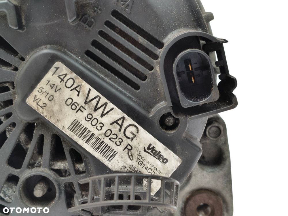 ALTERNATOR Skoda Superb II Octavia II 2.0 TDI 06F903023P TG14C023 Valeo - 2