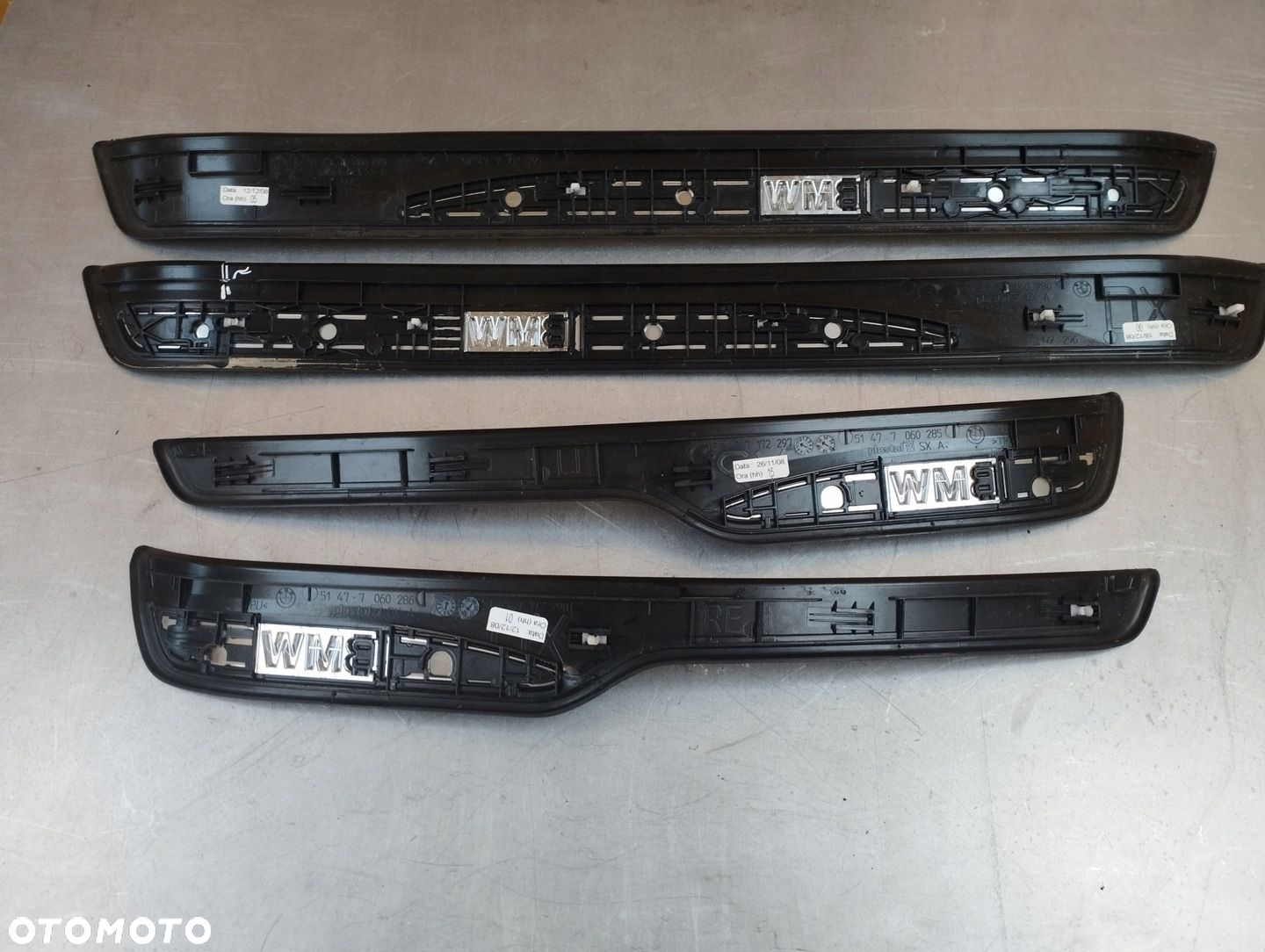BMW E90 E91 LISTWY PROGOWE komplet - 9