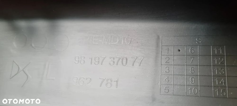 CITROEN DS7 CROSSBACK 2017- Hokej lewy zderzak przód oryginał - 5