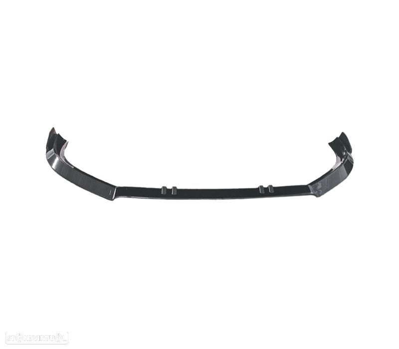 SPOILER LIP FRONTAL VOLKSWAGEN VW GOLF 6 09-13 PRETO BRILHANTE - 1