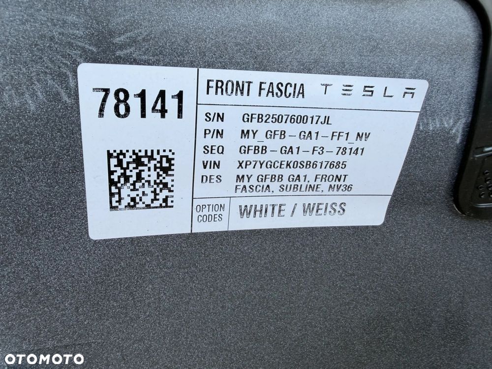 ZDERZAK PRZÓD TESLA Y JUNIPER ORYGINAŁ  2147315-PD-A - 6