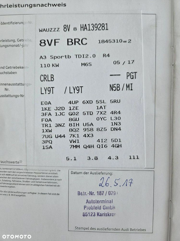 Audi A3 Sportback 2.0 TDI Edycja Specjalna - 6