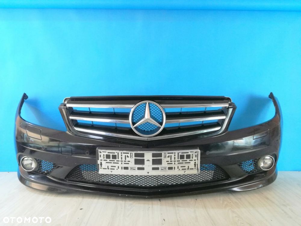 Mercedes C klasa W204 AMG zderzak przód przedni C197 PDC spryski 07/11 - 1