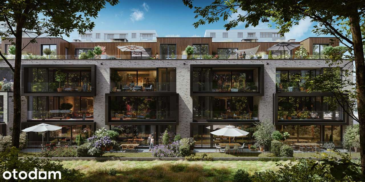 VINCI ul.Bruna 180m2+50m2 4 sypialnie parter taras ogród widok na park