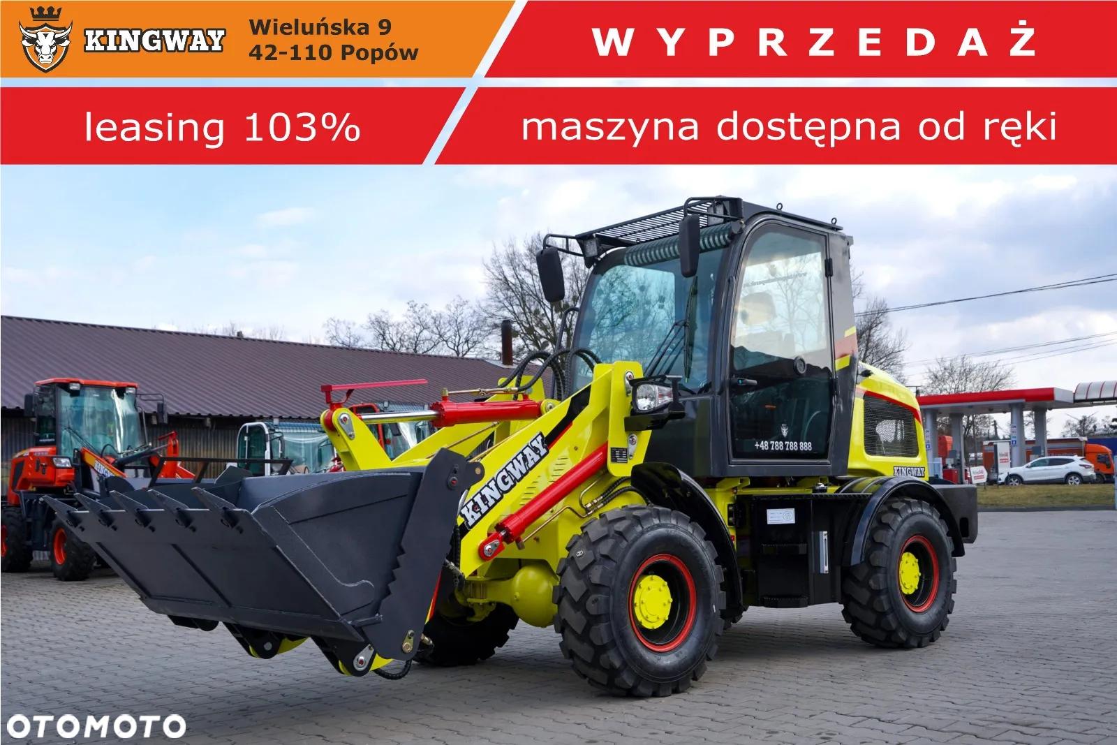 Kingway ładowarka kołowa o udźwigu 1800 kg - 2