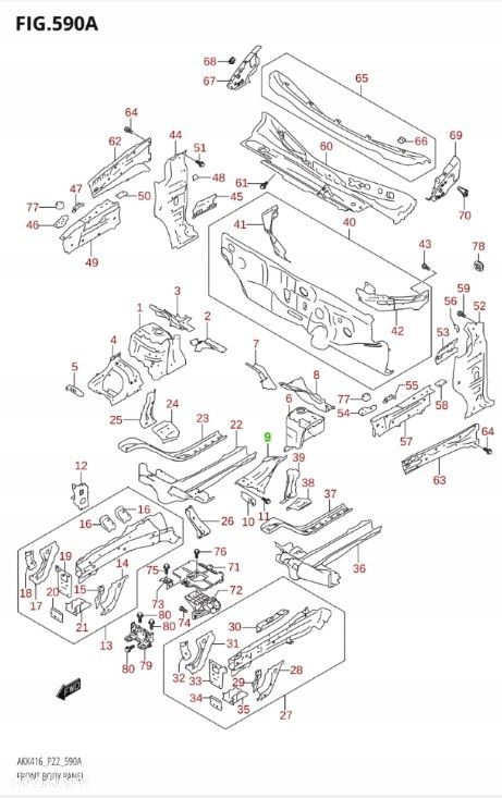 SUZUKI SX4 S-CROSS 2024- - PRZEDŁUŻENIE NADKOLA LEWE - 3