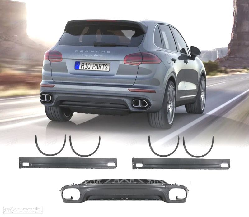 KIT CARROÇARIA PORSCHE CAYENNE 958 14-17 LOOK TURBO - 3