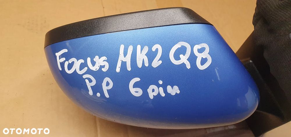 Lusterko prawe 6pin 6 pinów Europa Ford Focus MK2 Lift Q8 - 8