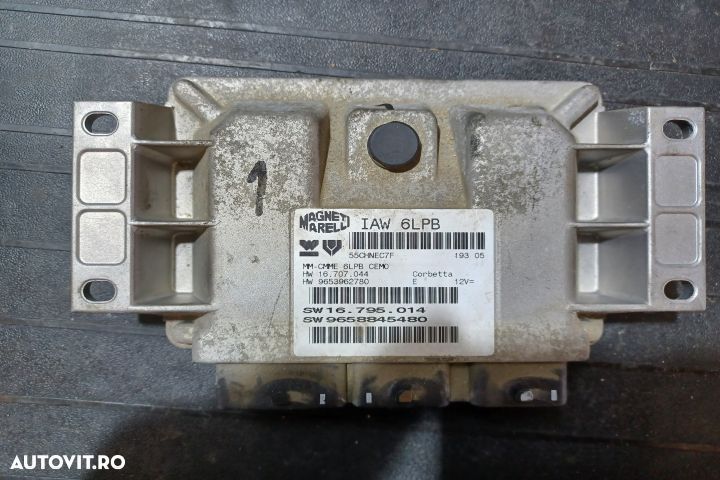 Calculator motor ECU 9658845480 - 2.0 B 9658845480 - 2.0 B Citroen C5 - 1