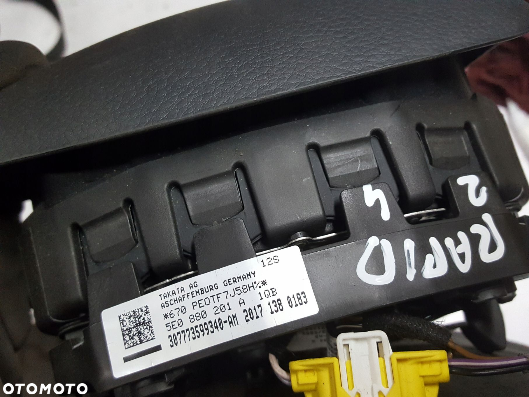 SKODA RAPID 12-17r PODUSZKA AIRBAG KIEROWCY 5E0880201A - 5