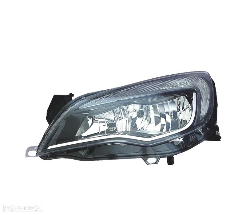 FAROL ESQ OPEL ASTRA J 5P 10-15 4P 12- COM LUZ DIURNA - 1