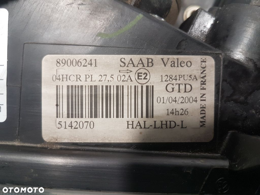 SAAB 95 I LIFT REFLEKTOR LEWY - 9