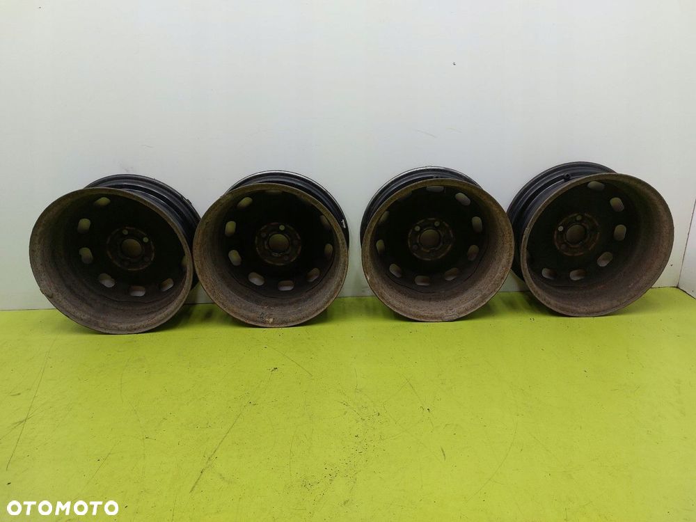 Felgi stalowe 4 SZT KOMPLET VW GOLF IV ET 38 , 6JX15 , 5X100 6Q0601027C - 2