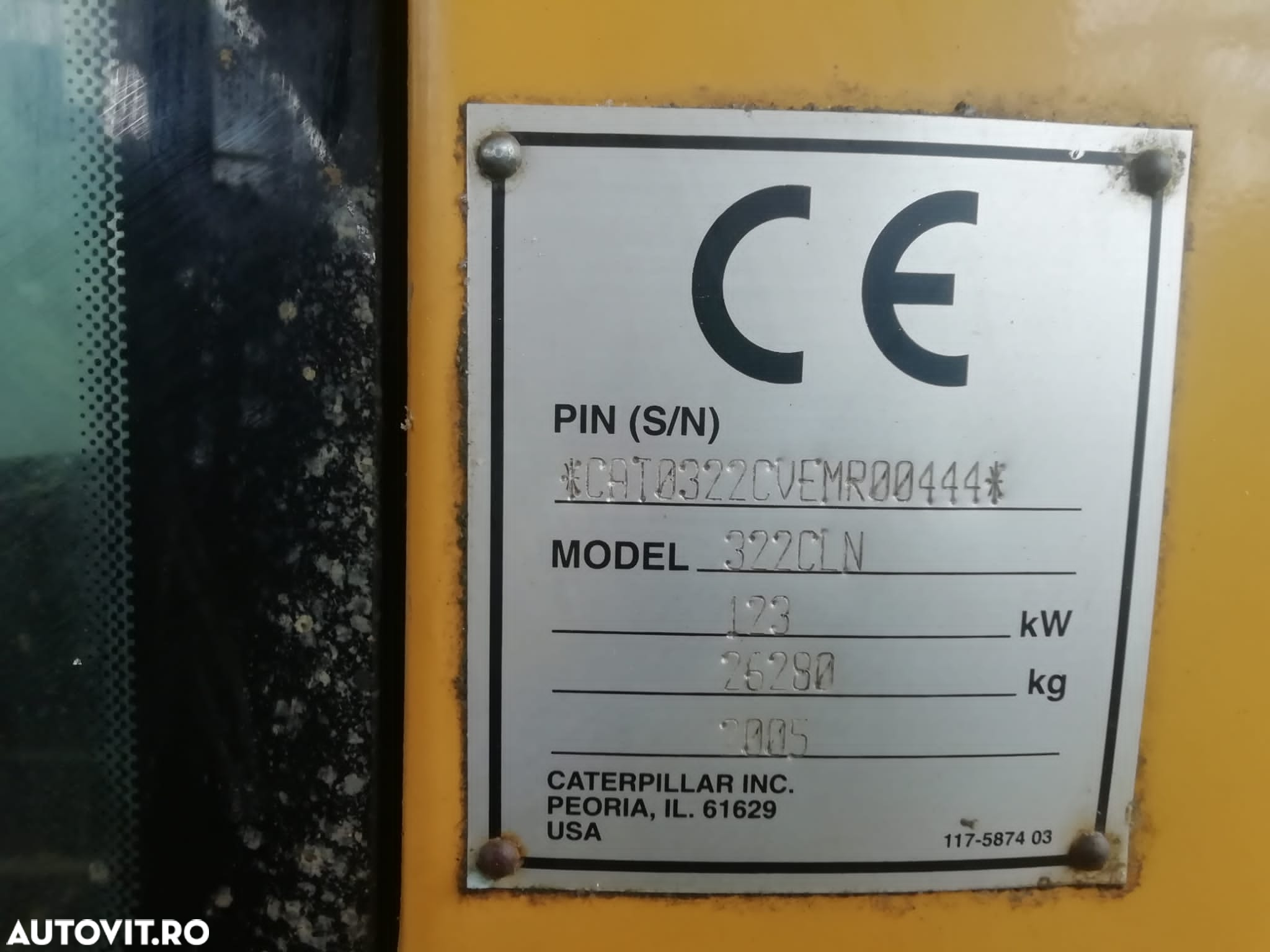 Cabina Pentru Caterpillar 322 CLN - 3