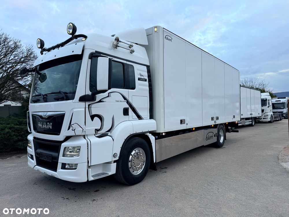 MAN TGS 18.440 4X2LL /E6/ ALUFELGI / KONTENER / WINDA / 19 EUROPALET / AUTOMAT / SYPIALKA x 2 / GLOB / WEBASTO / 2015 ROK / SPROWADZONY - 3