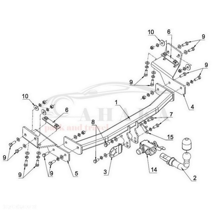 Hak Holowniczy Automat Do Fiat Freemont 2011-2012 - 3