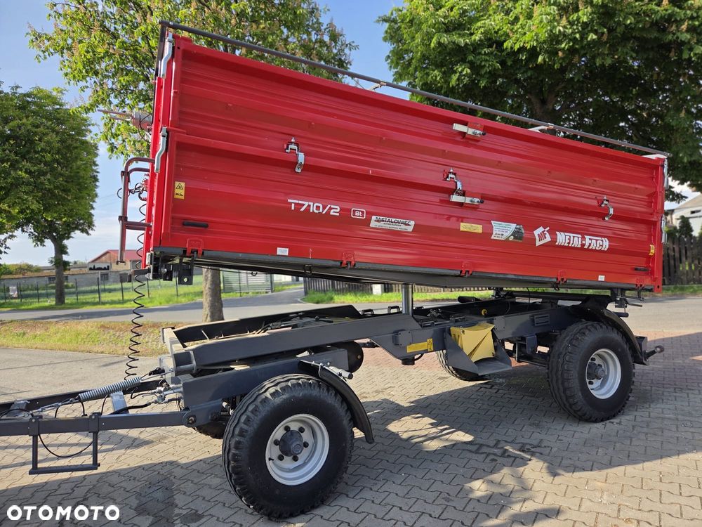 Metal-Fach T710/2 8T Plandeka Wywrot 3 strony Nowa - 9