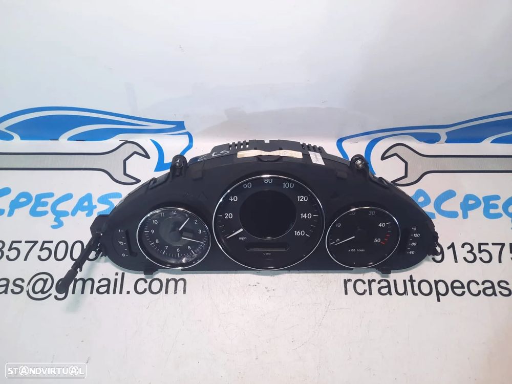 QUADRANTE MOSTRADORES MERCEDES BENZ CLASS CLS C219 W219 A2195403811 2195403811 PAINEL INSTRUMENTOS MPH KM - 8