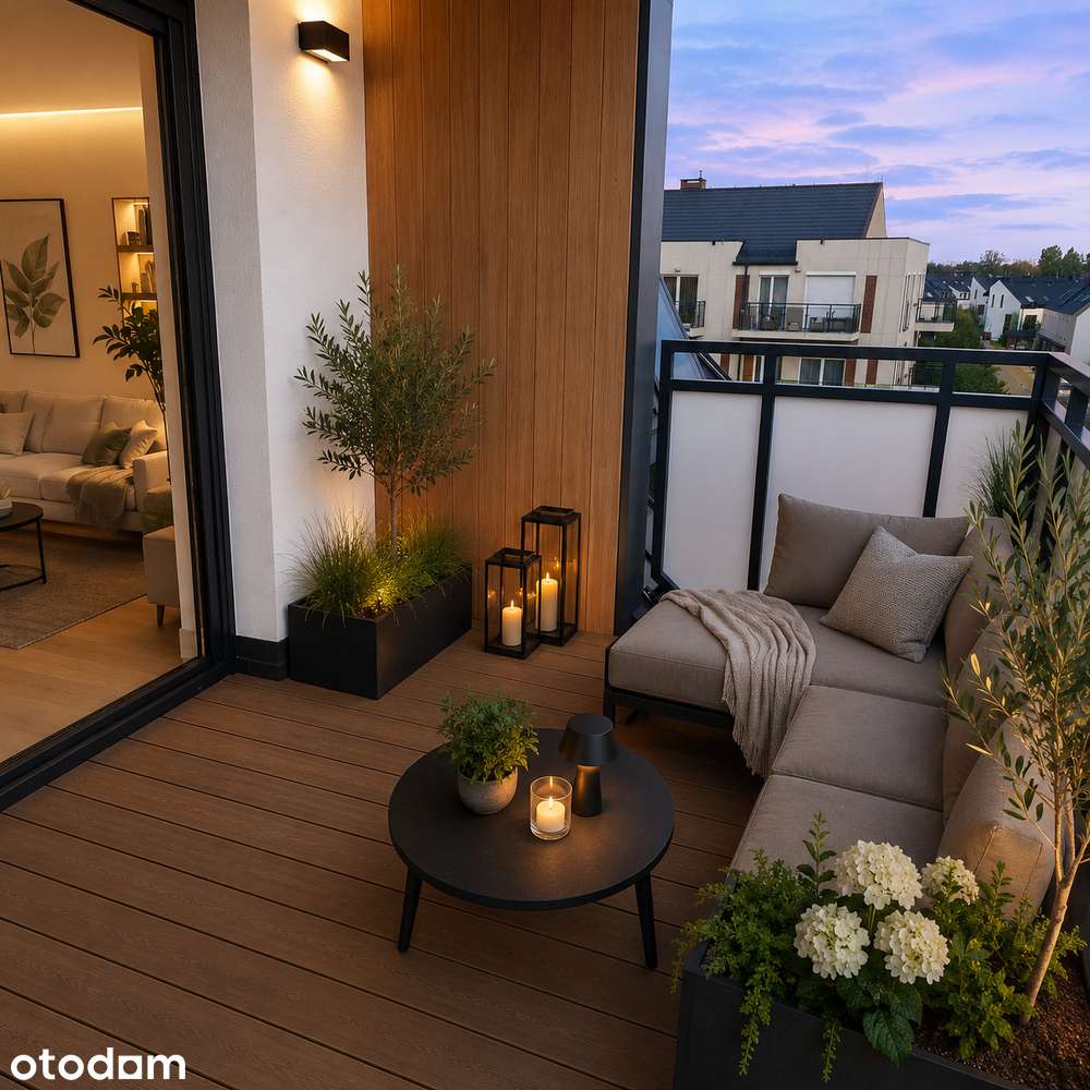 73,45 m2, apartament z antresolą, 2 balkonami i klimatyzacją GOTOWE