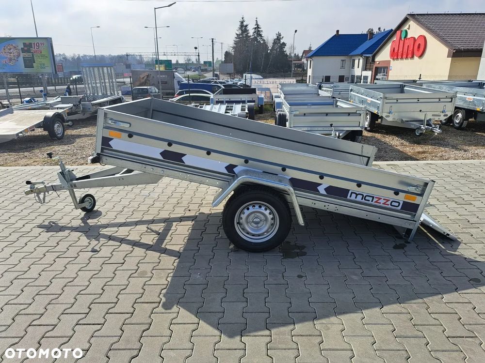 Niewiadów DOSTAWA! Przyczepka lekka wym. 263x132x35, BEG7527U, UCHYLNA jednoosiowa! Burty przód/tył uchylne i demontowalne, kat. B - 2