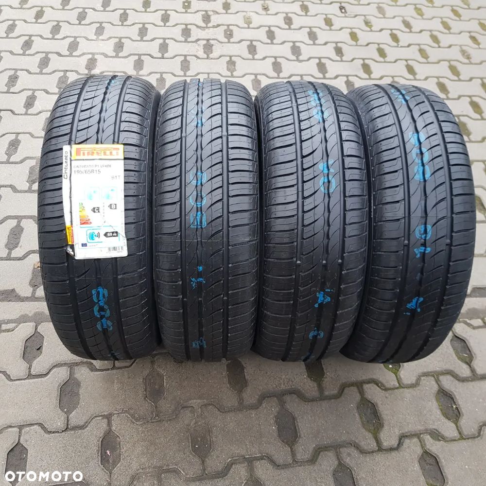 4x 195/65R15 Pirelli Cinturato P1 Verde Komplet opon letnich Poznań - 1