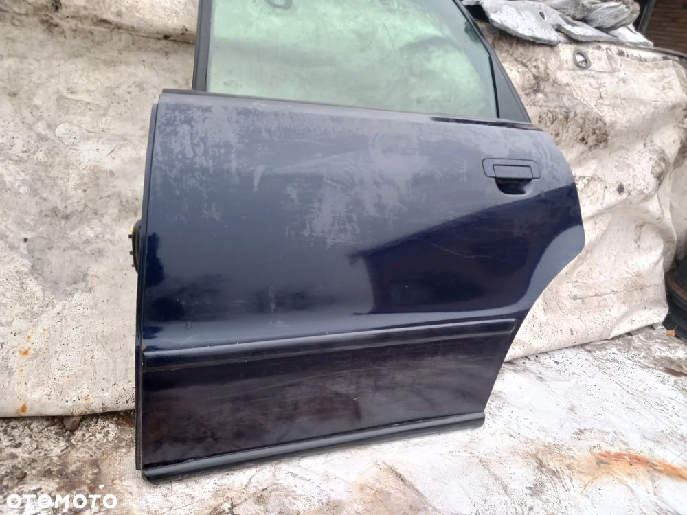 Drzwi Audi A4 B5 Avant kombi Lewe tylne lewy tył kolor Lz5L granatowe Kompletne - 1