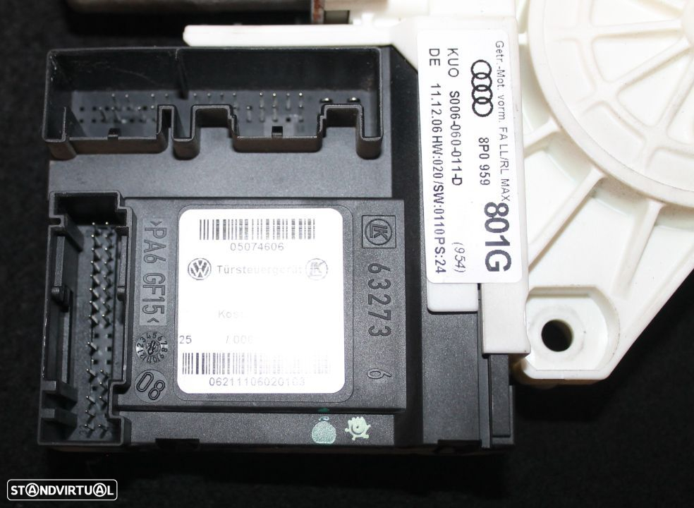 Motor Elevador Vidro Audi A3 8P - 3
