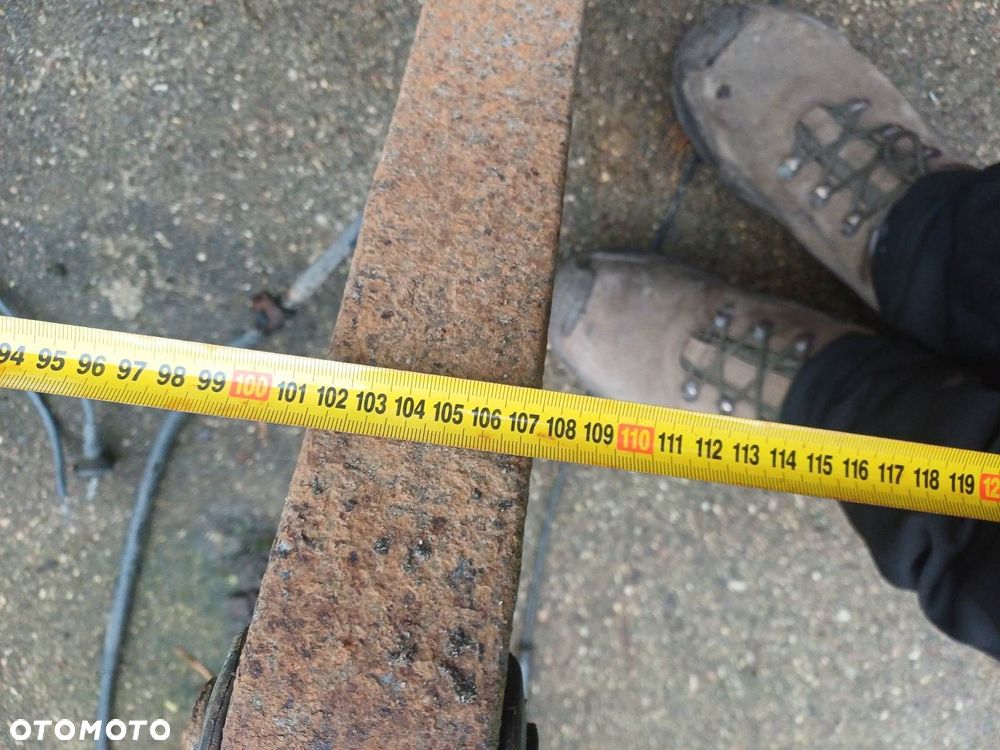 OŚ BELKA ZAWIESZENIA TYŁ + RESORY IDEALNA NA PRZYCZEPKĘ - 4