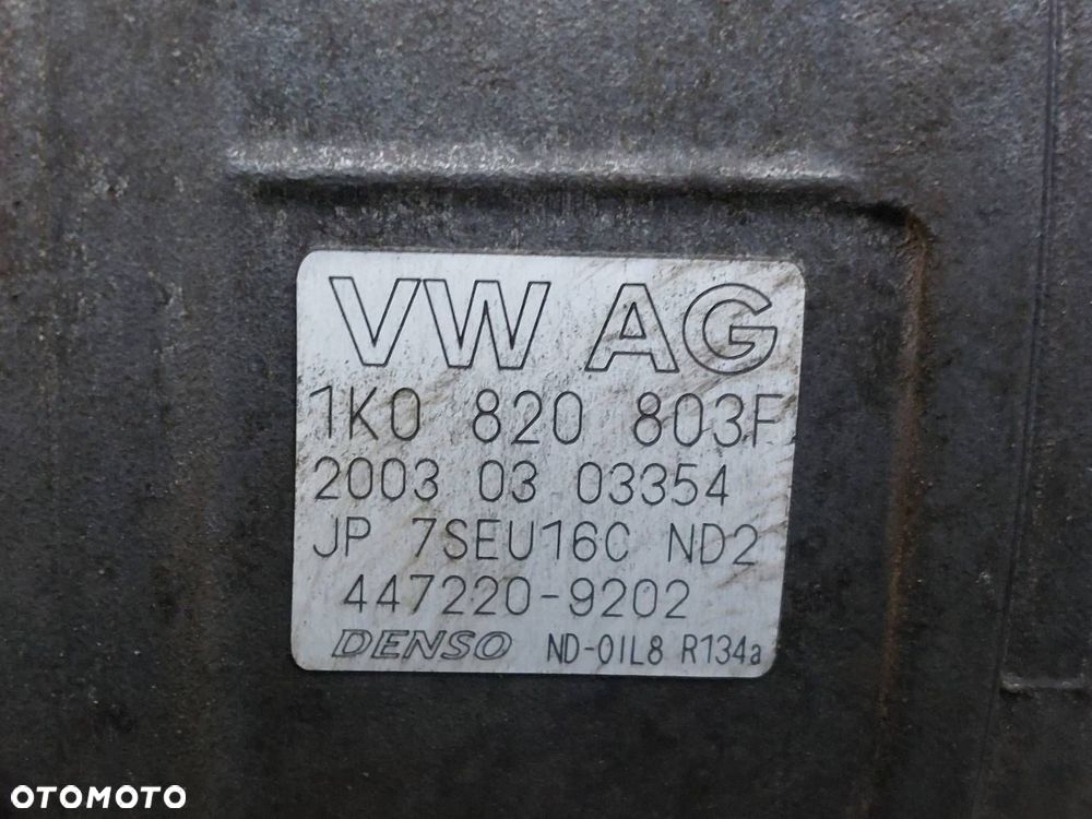 SPRĘŻARKA KOMPRESOR KLIMATYZACJI AUDI A3 8P 2.0 FSI 1K0820803F ID: 238984 - 3