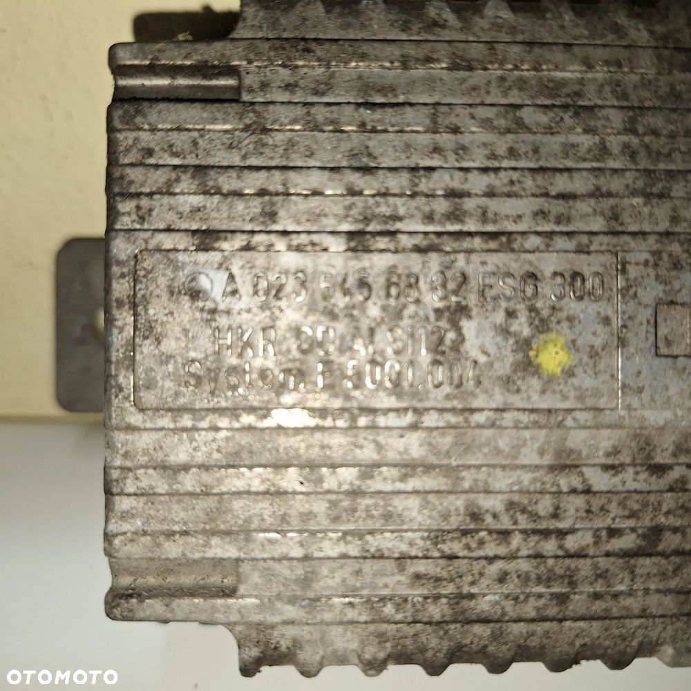 STEROWNIK WENTYLATOROW MERCEDES A KLASA W168 A0235456832 - 3