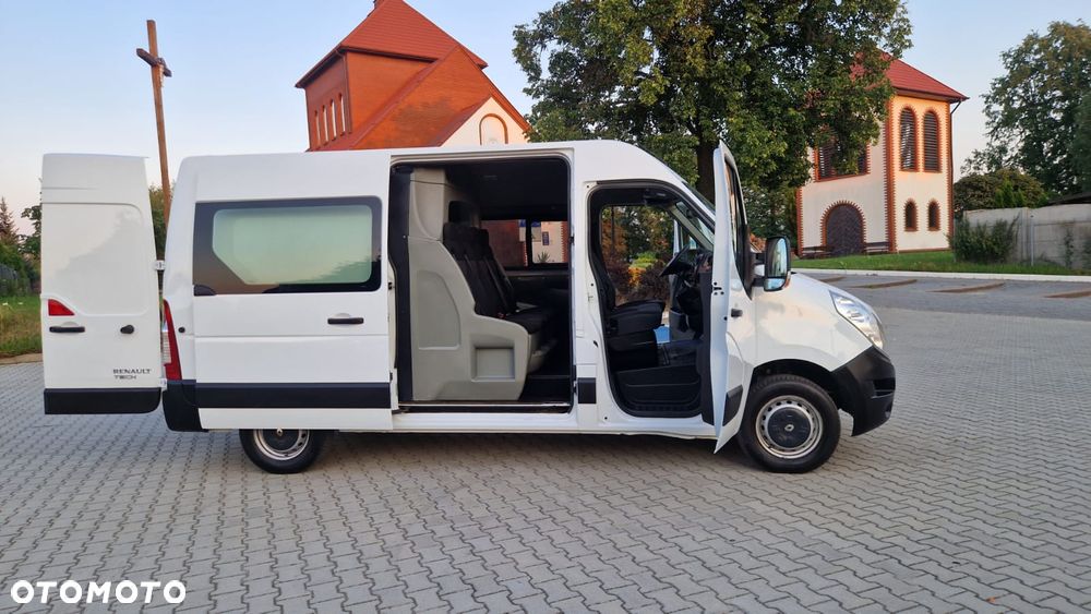 Renault MASTER L2H2 Klima Elektryka Tempomat Kamera Dubel Kabina Brygadówka 7os. Serwis - 13