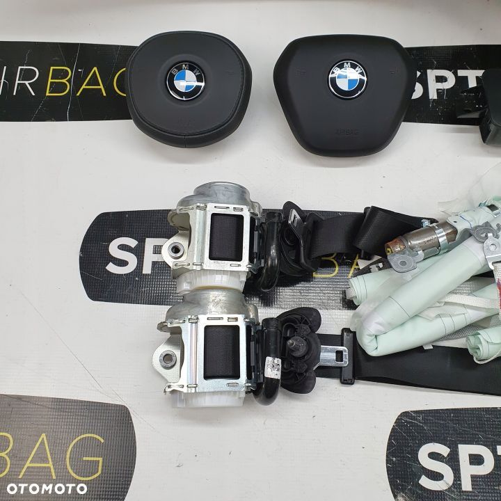 BMW X3 G01 X4 G02 DESKA ROZDZIELCZA KONSOLA KOKPIT PULPIT PODUSZKI AIRBAG AIR BAG PASY KURTYNY KIT SET - 16