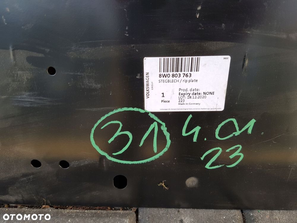 audi a4 b9 wzmocnienie progu próg 8w0803763 - 3