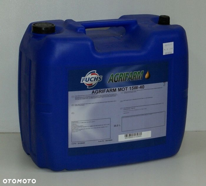 FUCHS AGRIFARM MOT 15W40 OLEJ SILNIKOWY 15W40 20L - 2
