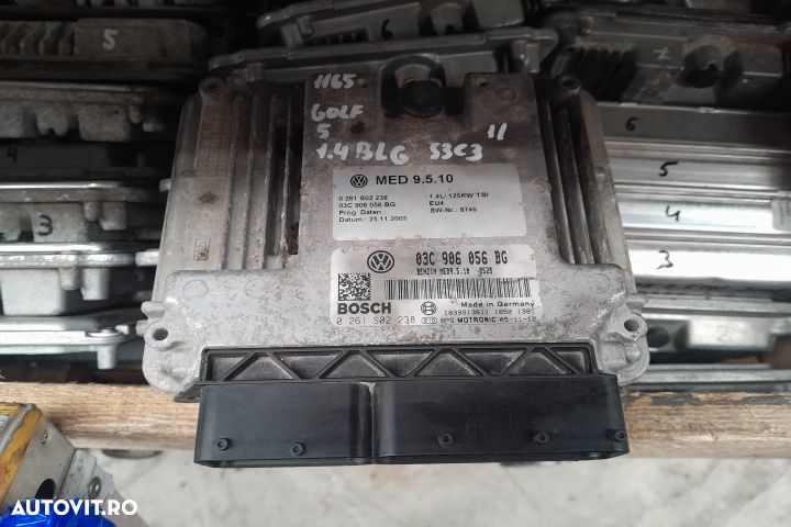 CALCULATOR MOTOR ECU 03C906056BG 03C906056BG Volkswagen VW Golf 5 [20 - 1