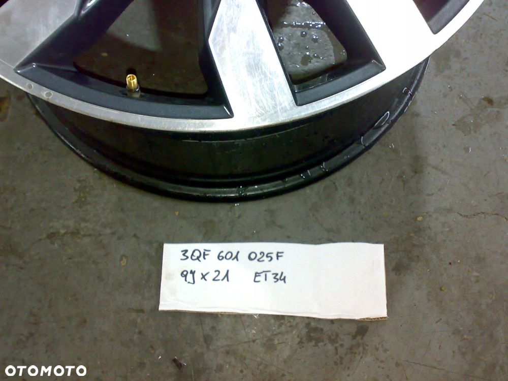 vw atlas cross sport 2020 - koło orginał felga aluminiowa 21'' idealna - 3